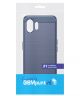 Nothing Phone (2) Hoesje Geborsteld TPU Flexibele Back Cover Blauw