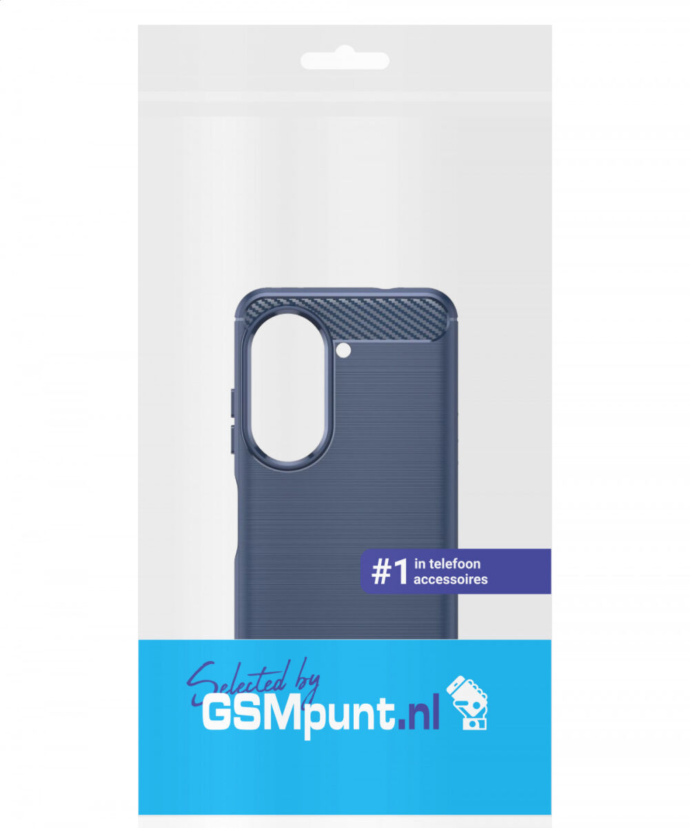 Asus Zenfone 10 Hoesje Geborsteld TPU Flexibele Back Cover Blauw afbeelding 9