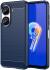 Asus Zenfone 10 Hoesje Geborsteld TPU Flexibele Back Cover Blauw afbeelding 1