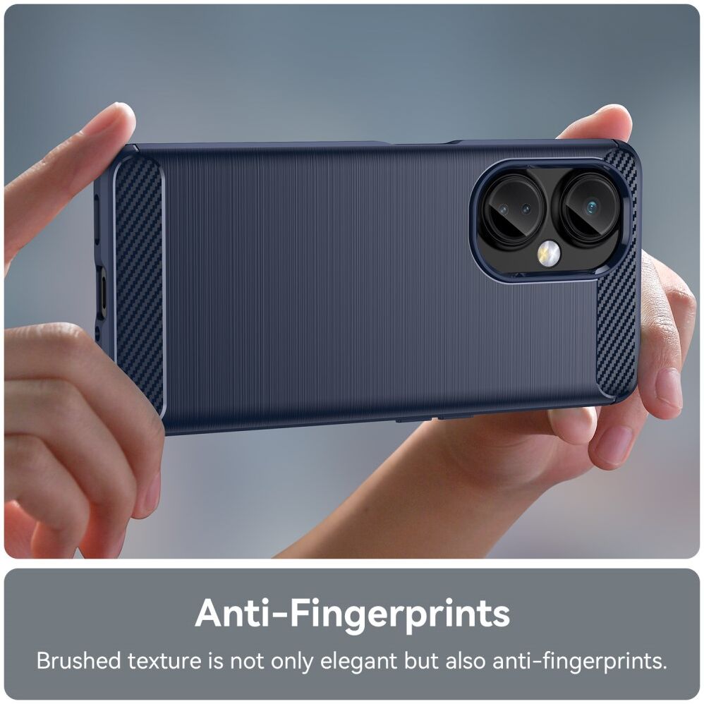 OnePlus Nord CE 3 Lite Hoesje Geborsteld TPU Back Cover Flexibel Blauw afbeelding 5