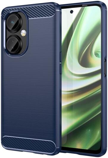 OnePlus Nord CE 3 Lite Hoesje Geborsteld TPU Back Cover Flexibel Blauw afbeelding 1