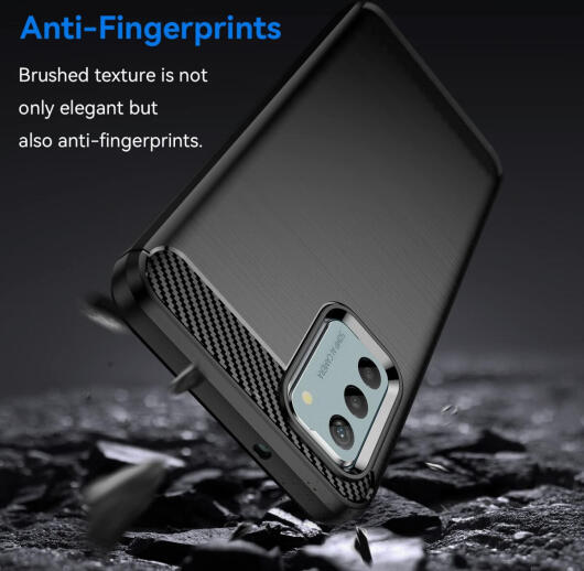 Nokia G42 Hoesje Geborsteld TPU Flexibele Back Cover Zwart afbeelding 4