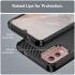 Nokia C32 Hoesje Geborsteld TPU Flexibele Back Cover Zwart afbeelding 7