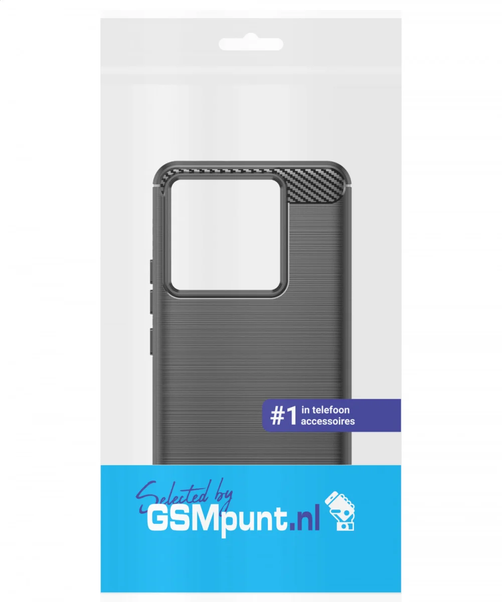 Xiaomi 13T / 13T Pro Hoesje Geborsteld TPU Flexibele Back Cover Zwart afbeelding 9