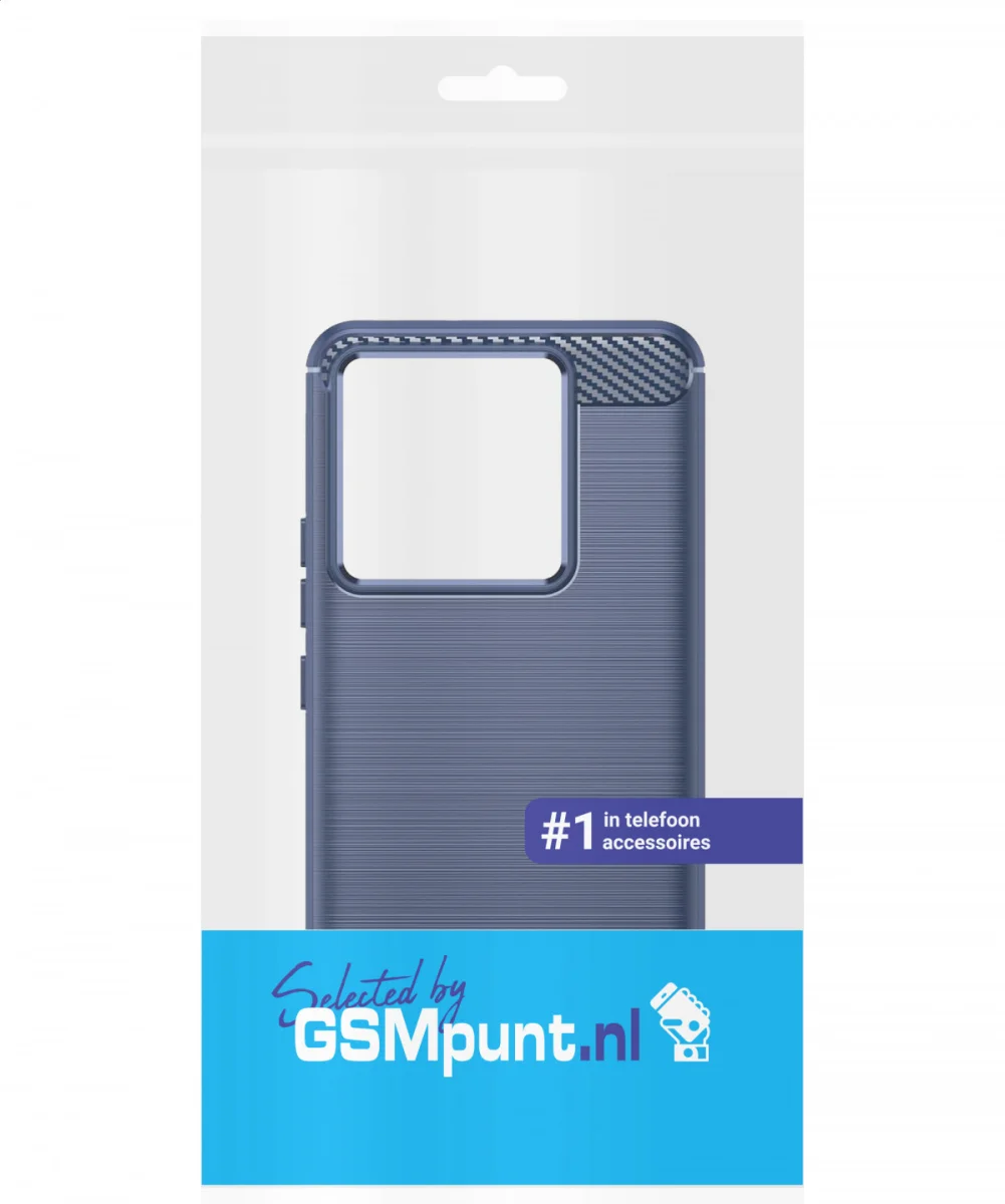Xiaomi 13T / 13T Pro Hoesje Geborsteld TPU Flexibele Back Cover Blauw afbeelding 9