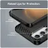 Samsung Galaxy S23 FE Hoesje Geborsteld TPU Flexibele Back Cover Zwart afbeelding 7