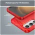 Samsung Galaxy S23 FE Hoesje Geborsteld TPU Flexibele Back Cover Rood afbeelding 7