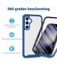Samsung Galaxy S23 FE Hoesje Full Protect 360° Cover Hybride Blauw
