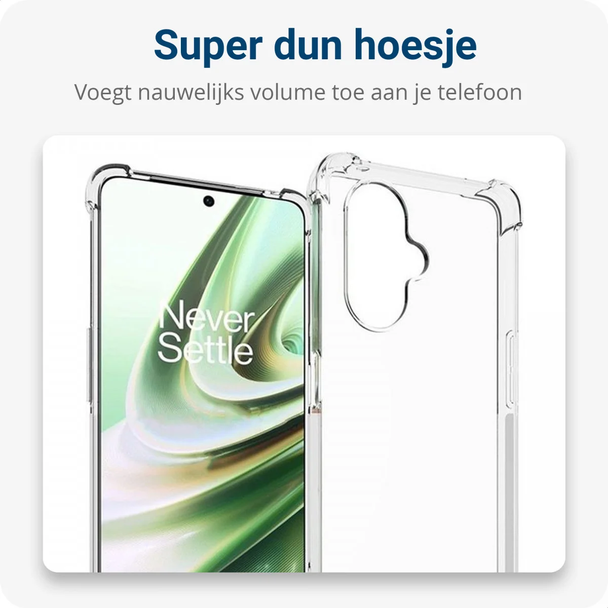 OnePlus Nord CE 3 Lite Hoesje met Koord Schokbestendig TPU Transparant afbeelding 5