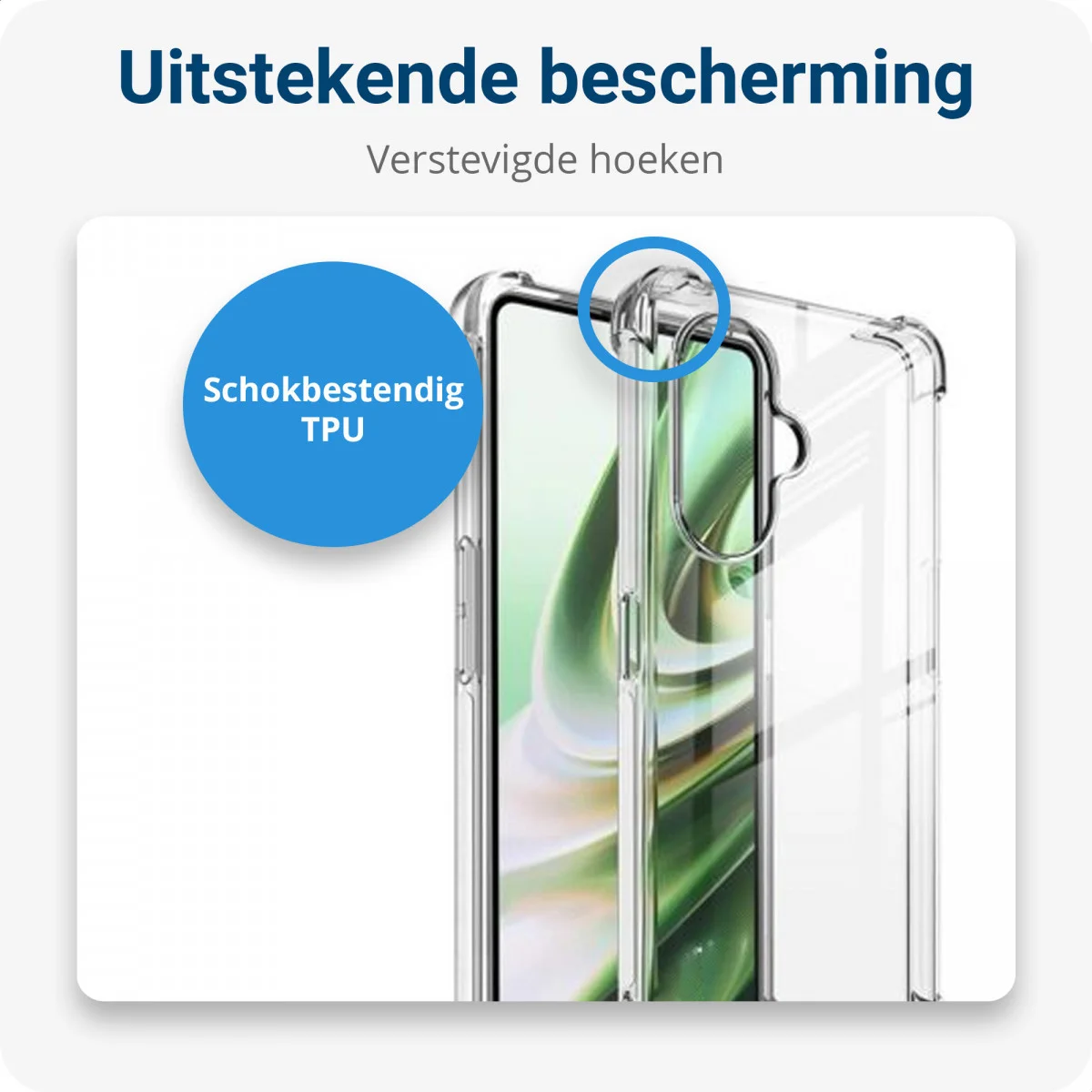 OnePlus Nord CE 3 Lite Hoesje met Koord Schokbestendig TPU Transparant afbeelding 2