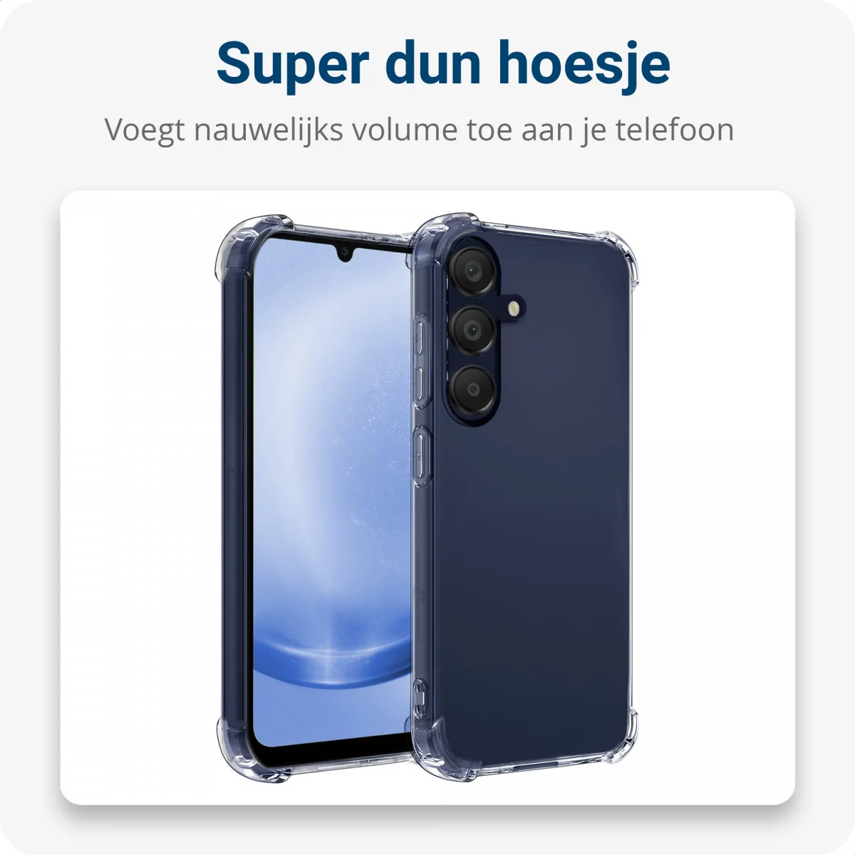 Samsung Galaxy A25 Hoesje met Koord Schokbestendig TPU Transparant afbeelding 5