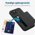 Samsung Galaxy S23 FE Hoesje met Kaarthouder Back Cover Zwart afbeelding 6