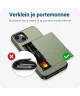 Samsung Galaxy S23 FE Hoesje met Kaarthouder Back Cover Groen