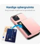 Samsung Galaxy S23 FE Hoesje met Kaarthouder Back Cover Roze