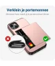 Samsung Galaxy S23 FE Hoesje met Kaarthouder Back Cover Roze