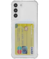Samsung Galaxy S23 FE Hoesje Dun TPU met Pasjeshouder Transparant afbeelding