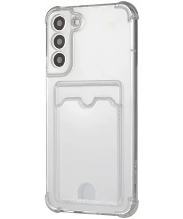 Samsung Galaxy S23 FE Hoesje Dun TPU met Pasjeshouder Transparant Hoesjes