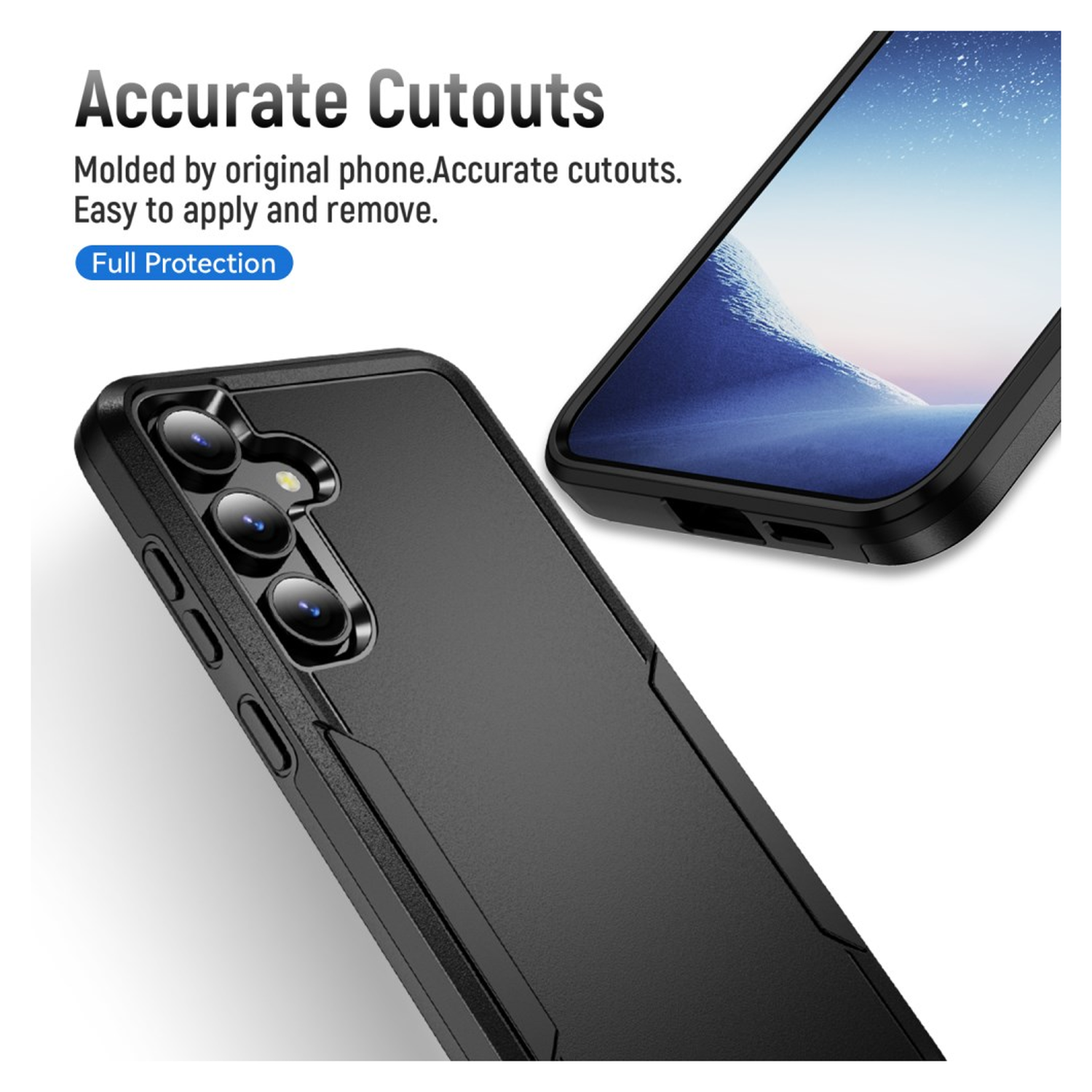 Samsung Galaxy S23 FE Hoesje Schokbestendige Hardcase Zwart afbeelding 7