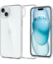 Spigen Air Skin Apple iPhone 15 Hoesje Back Cover Transparant