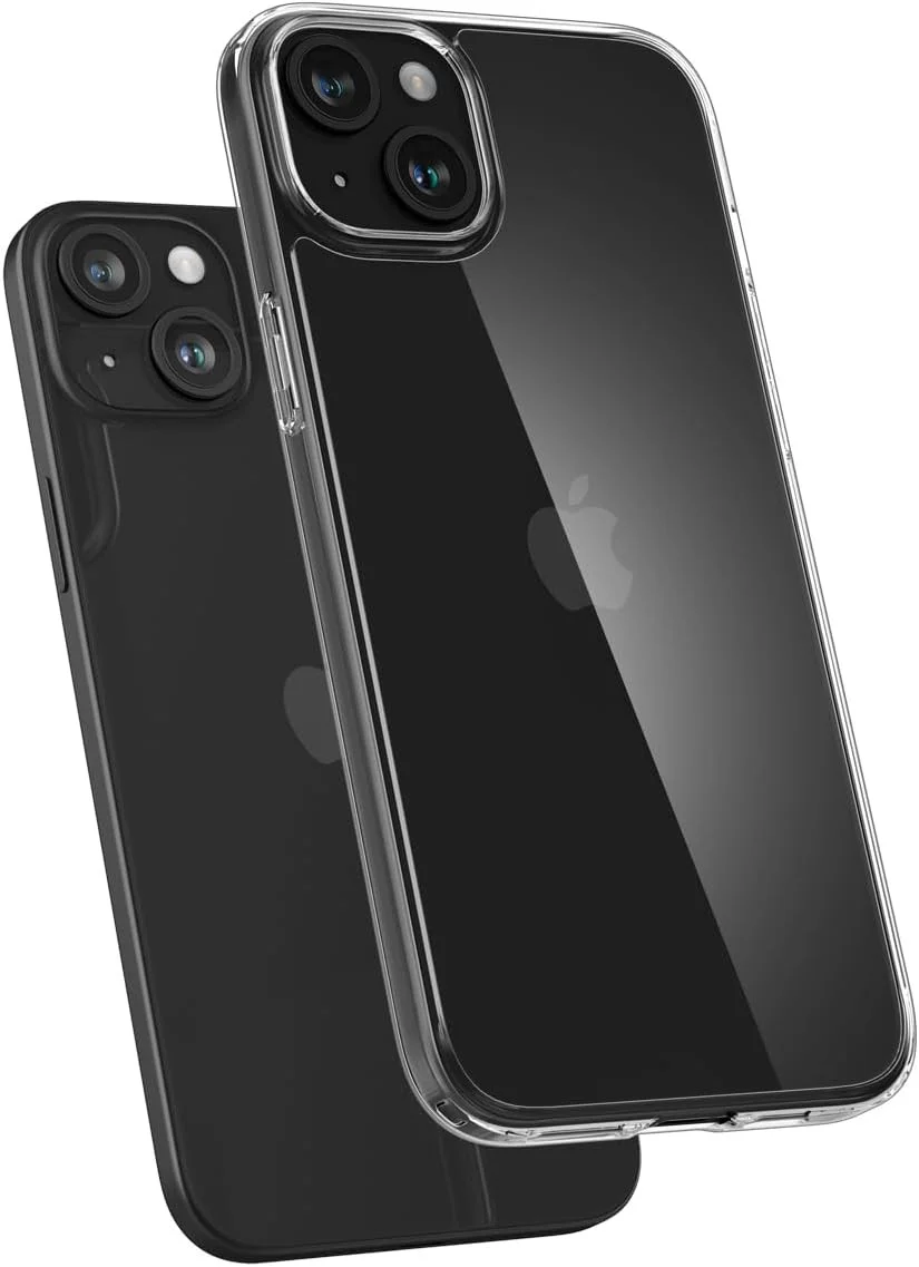 Spigen Air Skin Apple iPhone 15 Hoesje Back Cover Transparant afbeelding 2