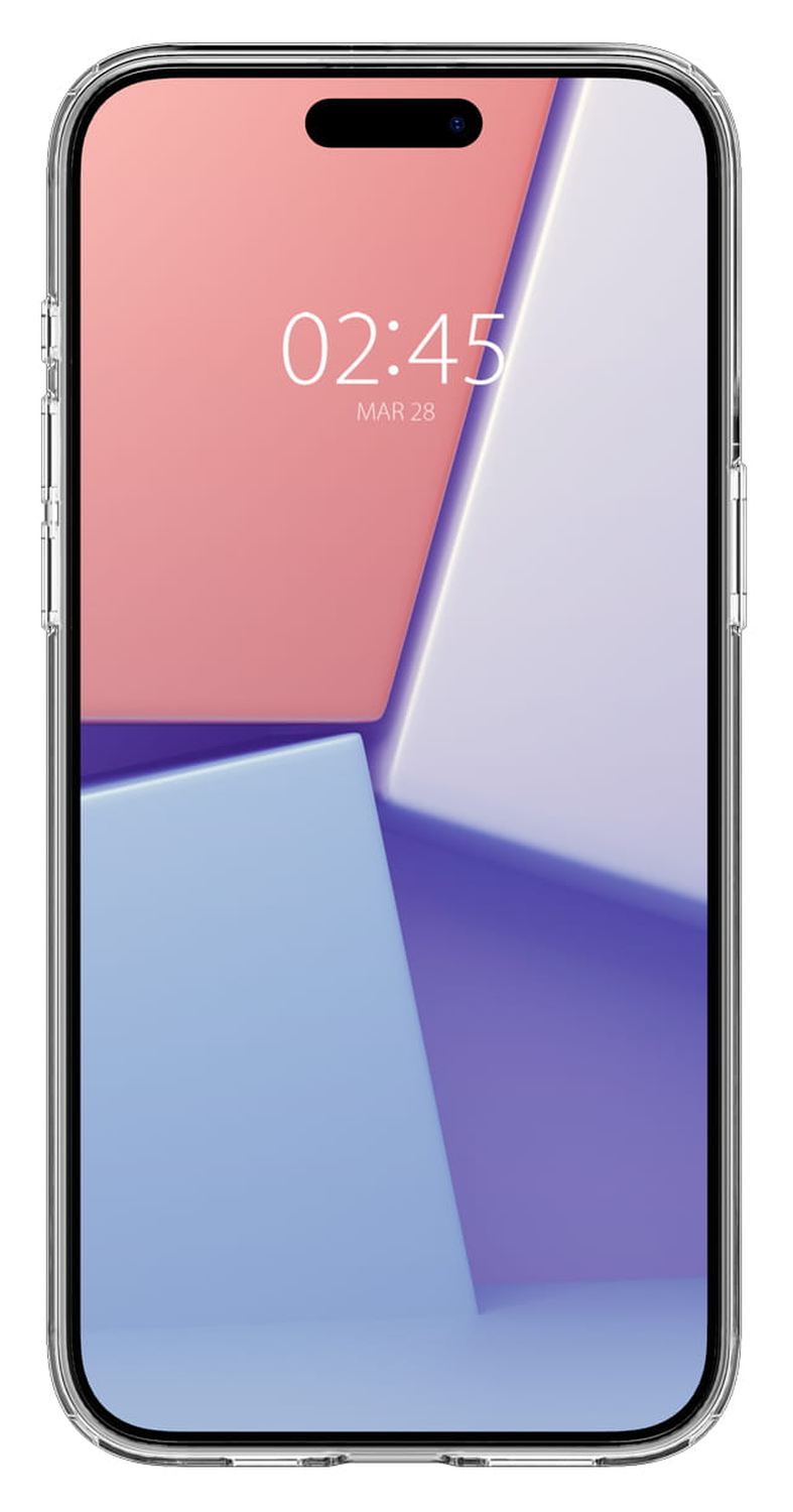 Spigen Air Skin Apple iPhone 15 Pro Hoesje Back Cover Transparant afbeelding 8