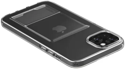 Spigen Crystal Slot Apple iPhone 15 Plus Back Cover Transparant afbeelding 6