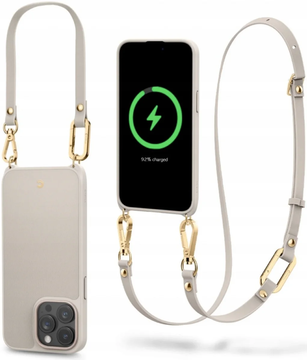 Spigen Cyrill Classic Charm MagSafe Apple iPhone 15 Pro Hoesje Cream afbeelding 9