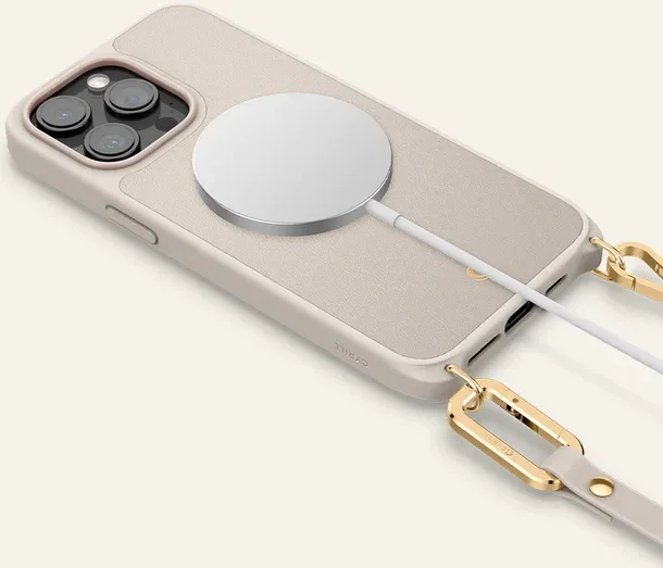 Spigen Cyrill Classic Charm MagSafe Apple iPhone 15 Pro Hoesje Cream afbeelding 13