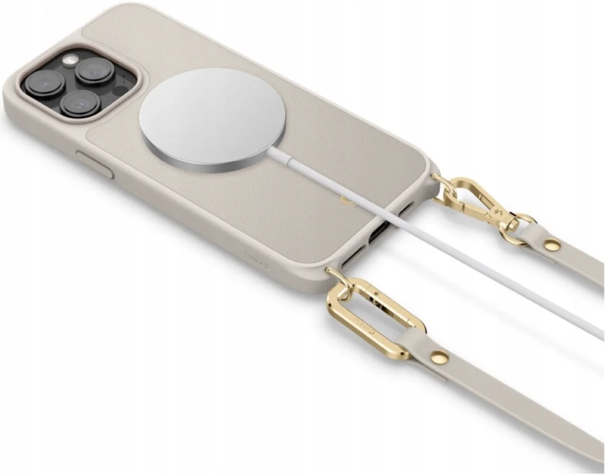 Spigen Cyrill Classic Charm MagSafe Apple iPhone 15 Pro Hoesje Cream afbeelding 4