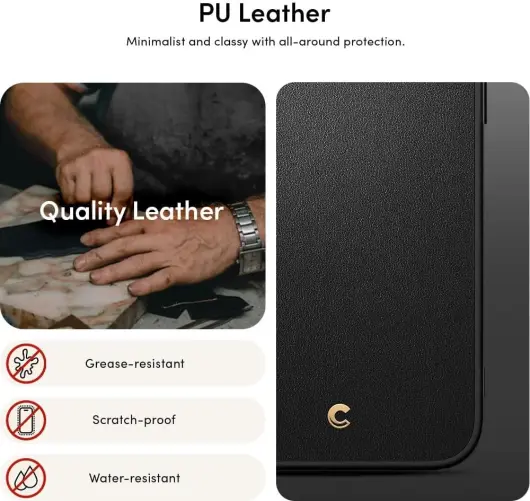 Spigen Cyrill Kajuk iPhone 15 Pro Hoesje MagSafe Back Cover Zwart afbeelding 5