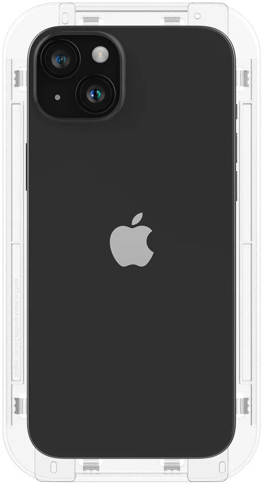 Spigen EZ Fit GLAS.tR Apple iPhone 15 Screen Protector Zwart (2-Pack) afbeelding 14
