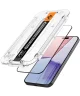 Spigen EZ Fit GLAS.tR iPhone 15 Pro Max Screen Protector Zwart 2-Pack