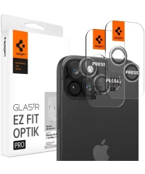 Spigen Optik iPhone 15 Pro/15 Pro Max Camera Protector Clear (2-Pack)