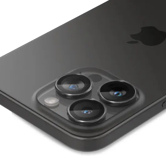Spigen Optik iPhone 14 /15 Pro (Max) Camera Protector Clear (2-Pack) afbeelding 2