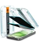 Spigen EZ Fit Glas.tR Apple iPhone 16 / 15 Plus Privacy Glass (2-Pack)