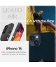 Spigen Liquid Air Apple iPhone 15 Hoesje Back Cover Matte Zwart
