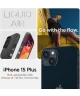 Spigen Liquid Air Apple iPhone 15 Plus Hoesje Back Cover Matte Zwart