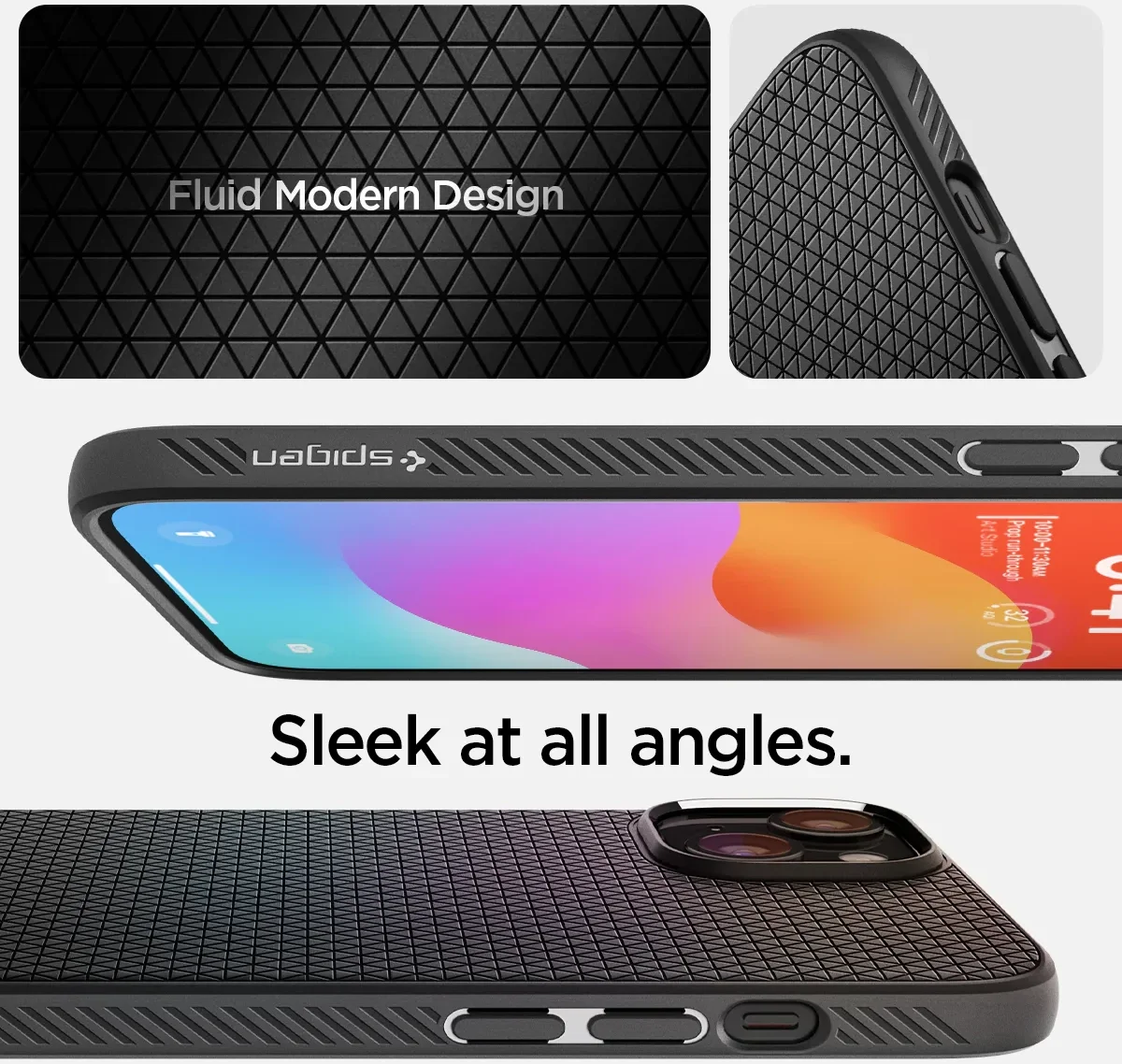Spigen Liquid Air Apple iPhone 15 Plus Hoesje Back Cover Matte Zwart afbeelding 8