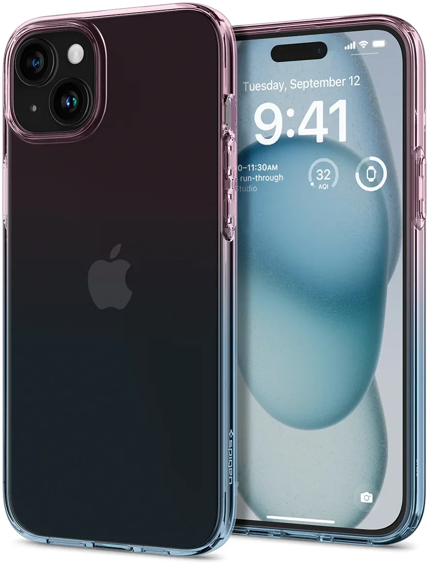 Spigen Liquid Crystal Apple iPhone 15 Hoesje Back Cover Transparant afbeelding 1