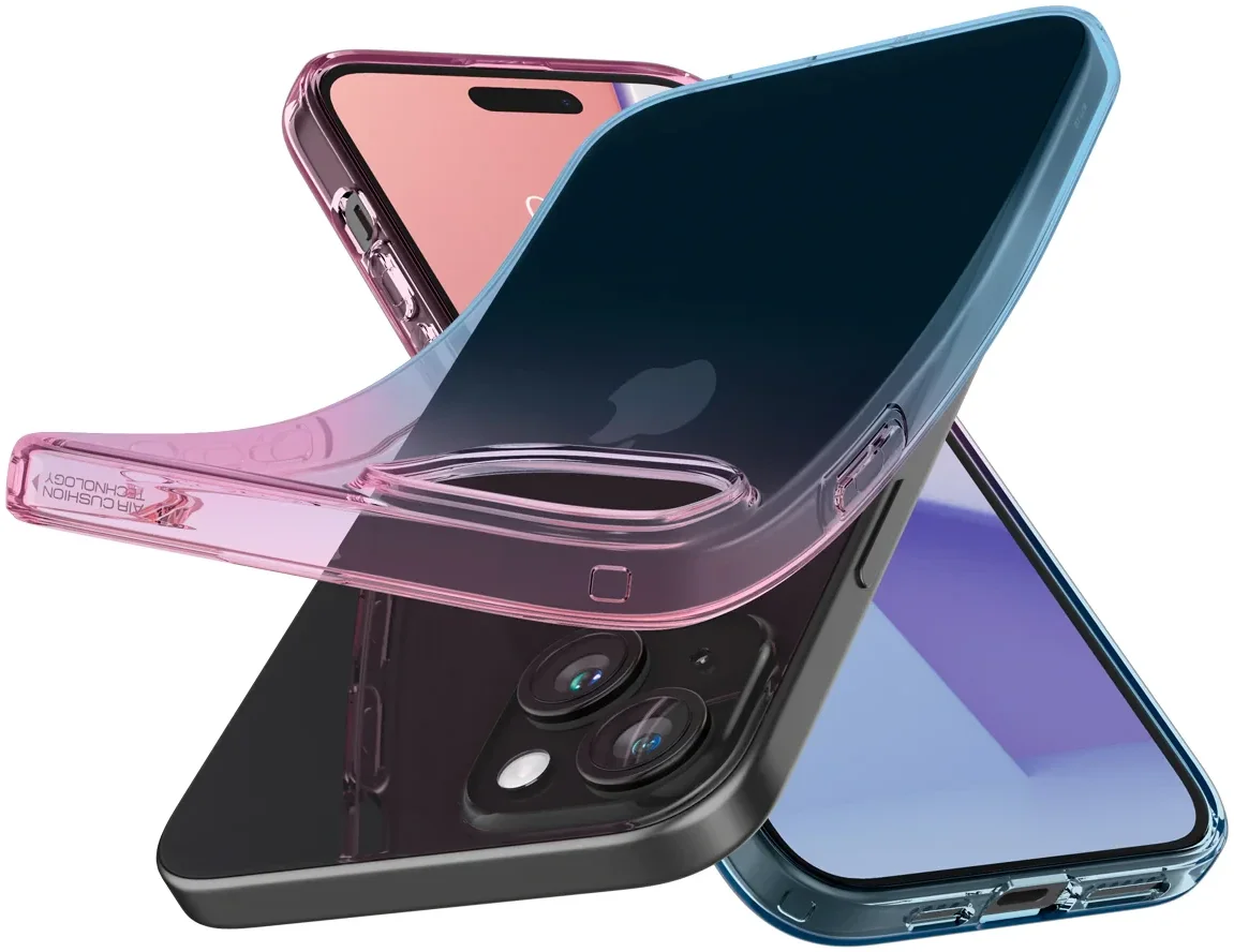 Spigen Liquid Crystal Apple iPhone 15 Hoesje Back Cover Transparant afbeelding 3