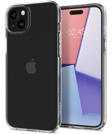 Spigen Liquid Crystal Apple iPhone 15 Plus Hoesje Transparant Hoesjes