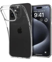 Spigen Liquid Crystal Apple iPhone 15 Pro Hoesje Transparant