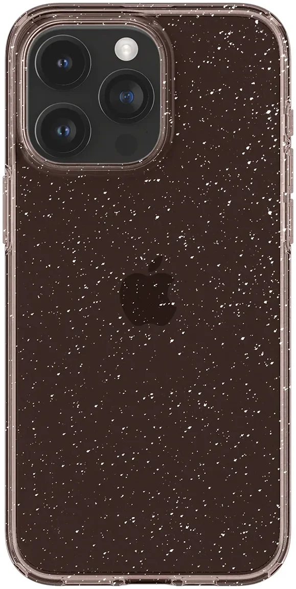 Spigen Liquid Crystal Apple iPhone 15 Pro Hoesje Glitter Roze Quartz afbeelding 4