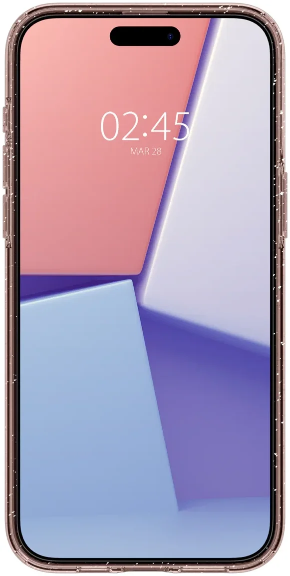 Spigen Liquid Crystal Apple iPhone 15 Pro Hoesje Glitter Roze Quartz afbeelding 8
