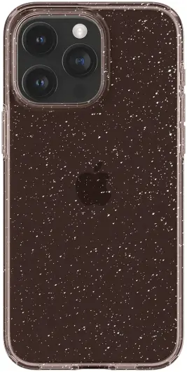 Spigen Liquid Crystal Apple iPhone 15 Pro Hoesje Glitter Roze Quartz afbeelding 4