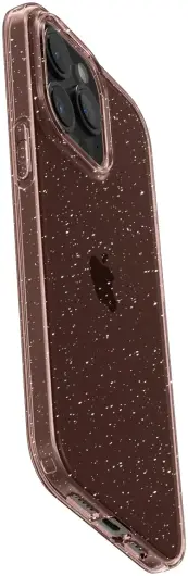 Spigen Liquid Crystal Apple iPhone 15 Pro Hoesje Glitter Roze Quartz afbeelding 7