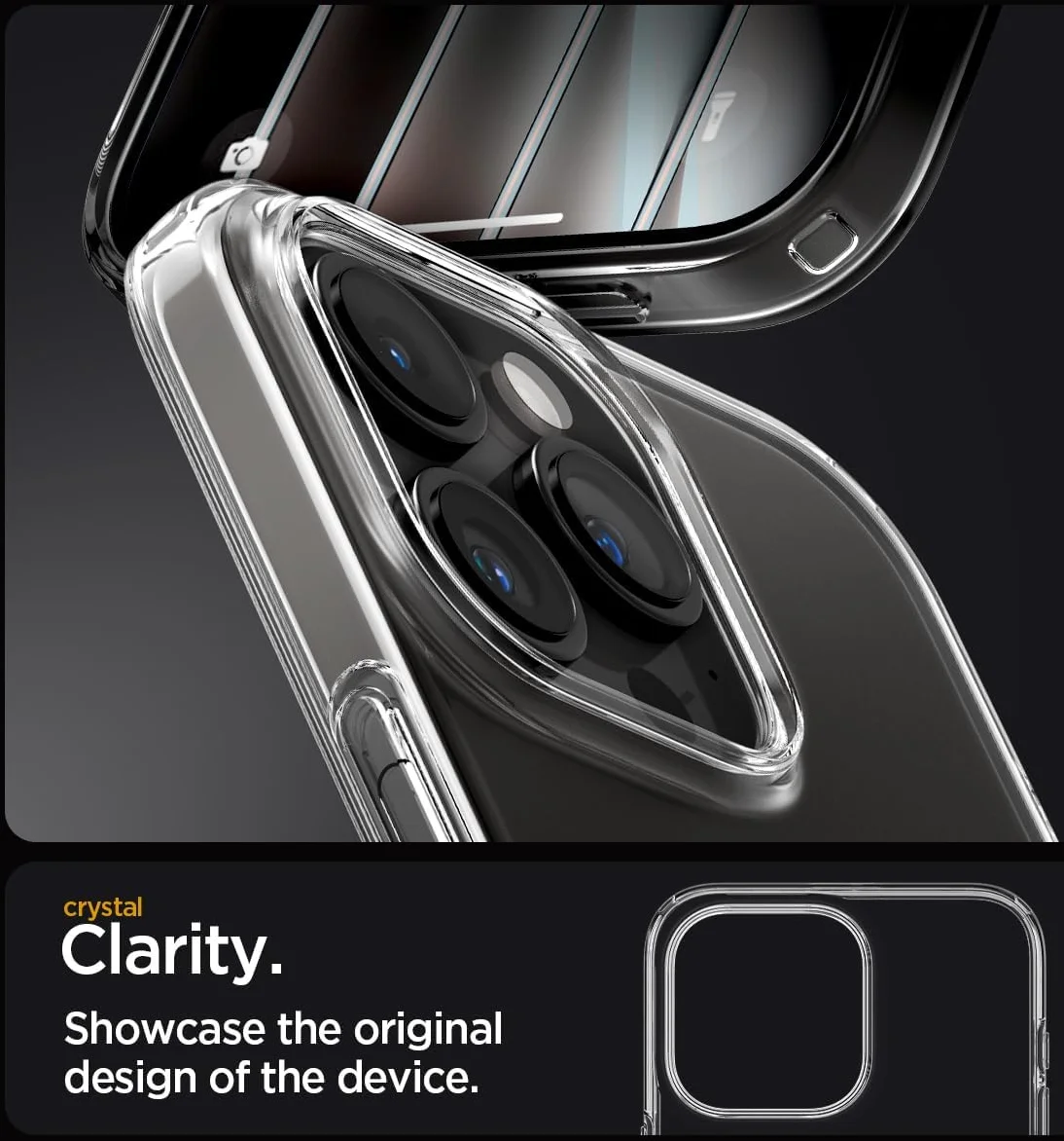 Spigen Liquid Crystal iPhone 15 Pro Max Hoesje Transparant afbeelding 3