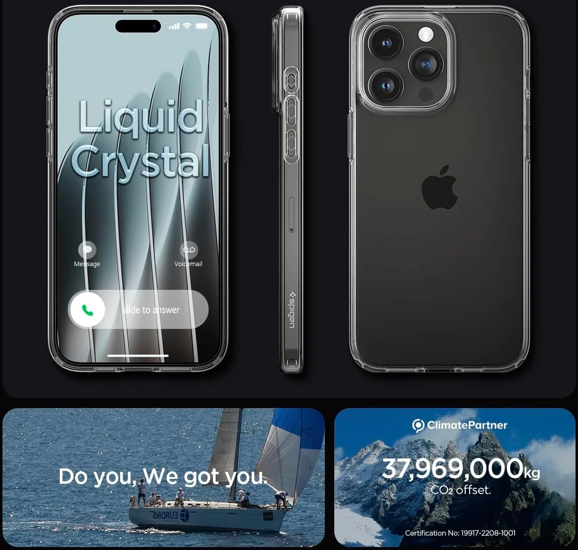 Spigen Liquid Crystal iPhone 15 Pro Max Hoesje Transparant afbeelding 7