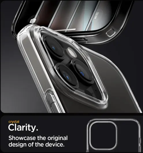 Spigen Liquid Crystal iPhone 15 Pro Max Hoesje Transparant afbeelding 3