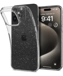 Spigen Liquid Crystal iPhone 15 Pro Max Hoesje Glitter Quartz